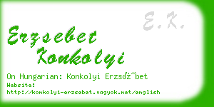 erzsebet konkolyi business card